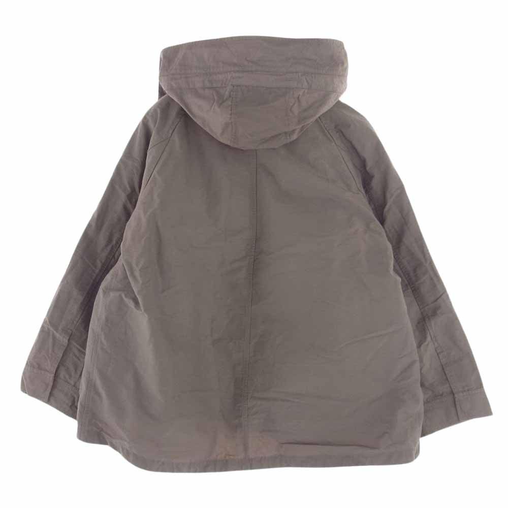 ビューティー&ユース 21AW 1625-112-4727 B&Y ユナイテッドアローズ グログランフードライナー マウンテン パーカー ジャケット ショート モッズコート カーキ系 L【中古】