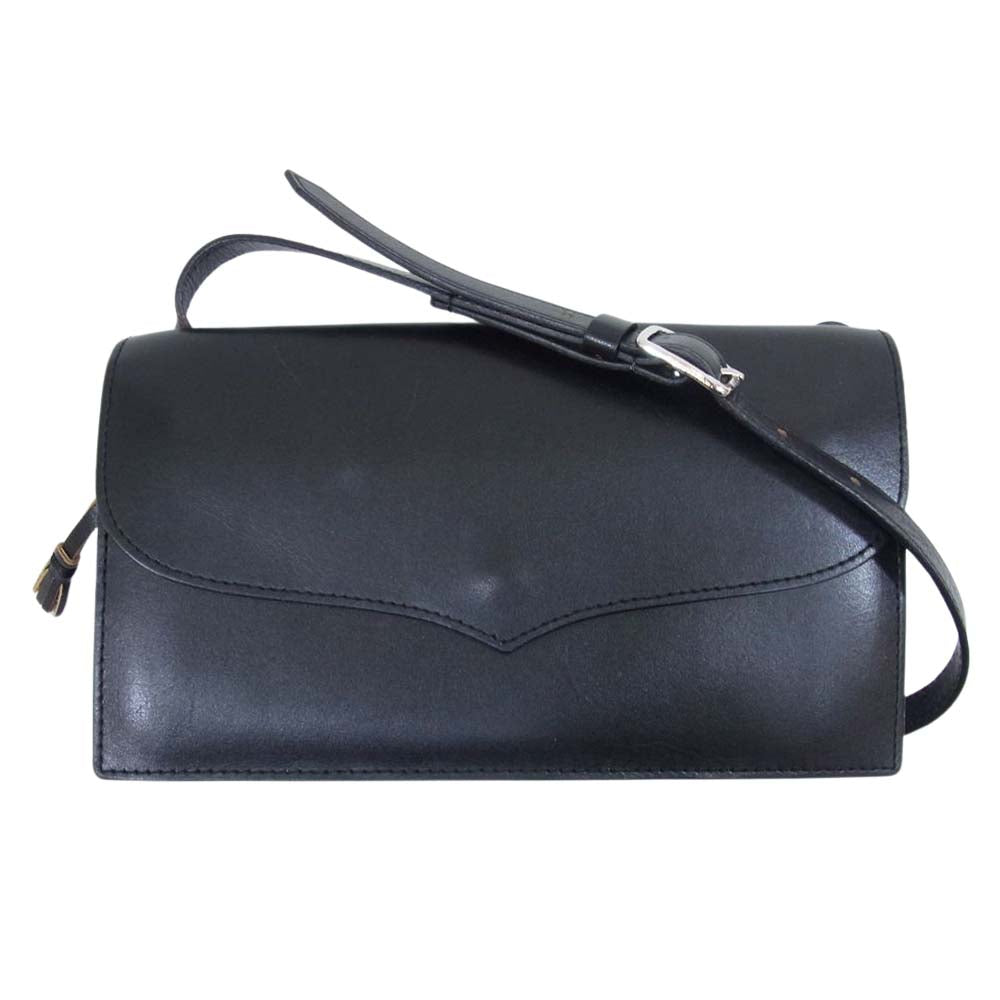 オールドマンズテーラー SHOULDER WALLET レザー ショルダー ウォレット バッグ ブラック系【中古】