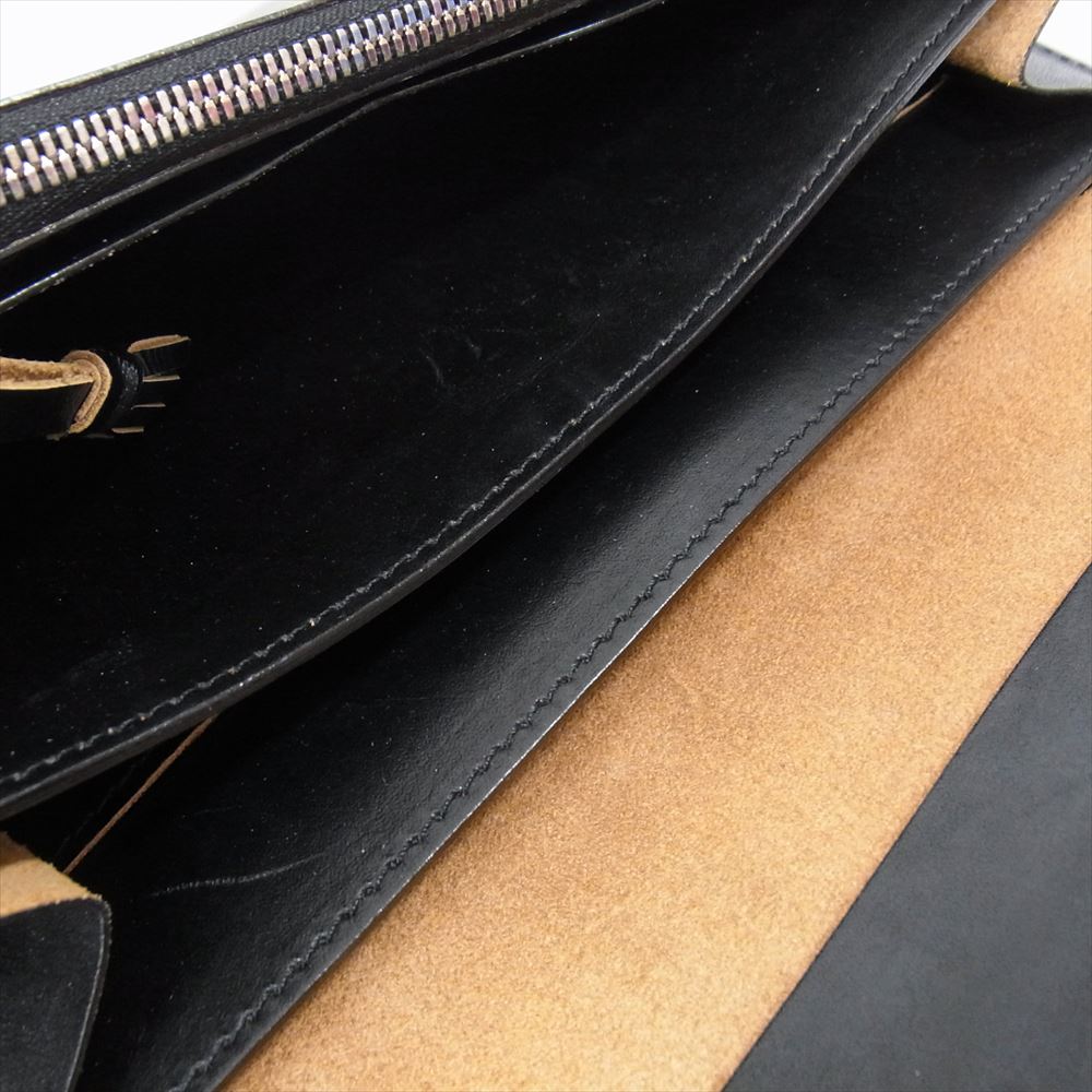 オールドマンズテーラー SHOULDER WALLET レザー ショルダー ウォレット バッグ ブラック系【中古】