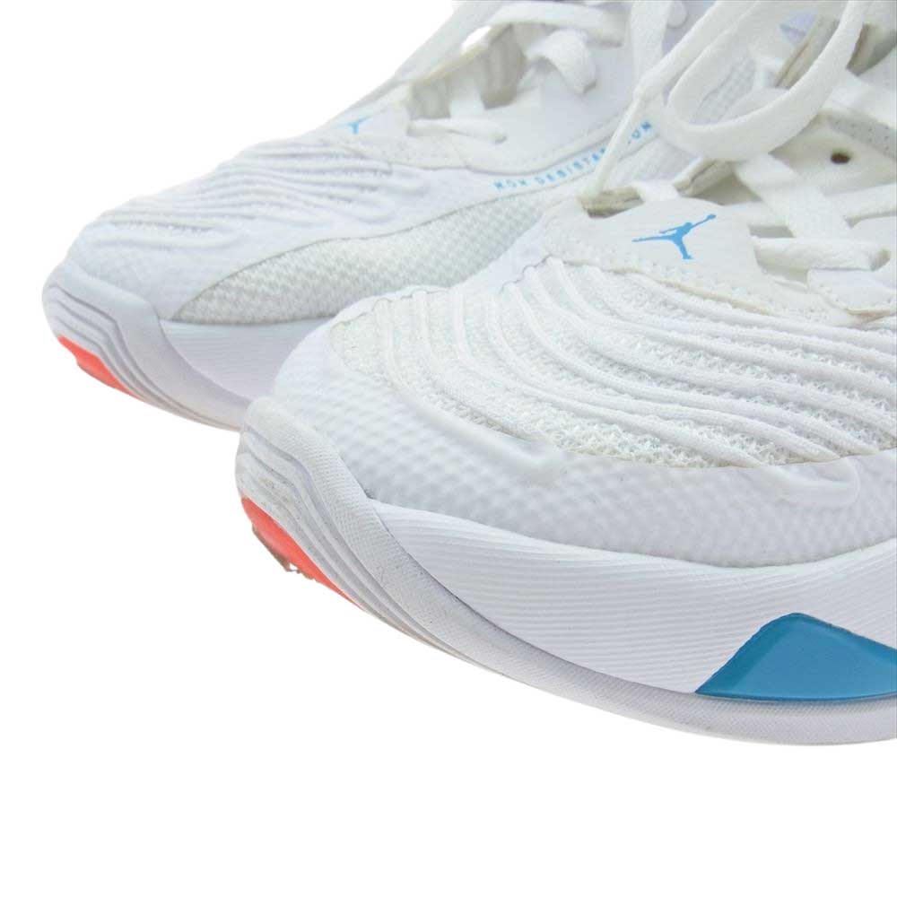 NIKE ナイキ DQ6513-104 GS Jordan Luka 1White NeoTurquoise Metallic Silver GS ジョーダン ルカ1 ホワイト ネオ ターコイズ メタリック シルバー スニーカー ホワイト系 24..5cm【中古】