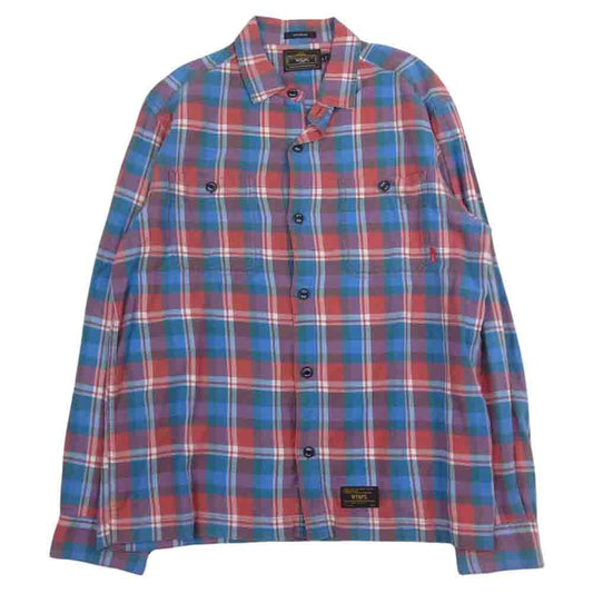 WTAPS ダブルタップス 12SS 121GWDT-SHM03 UNION LS ユニオン チェック 長袖 シャツ マルチカラー系 L【中古】