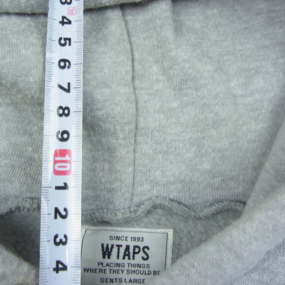 WTAPS ダブルタップス 16AW 162ATDT-CSM11 HELLWEEK HOODED ロゴ 刺繍 プルオーバー パーカー グレー系 L【中古】
