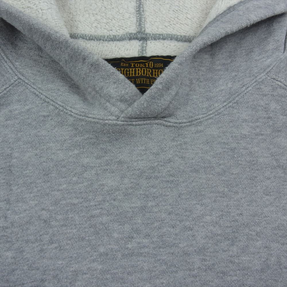 NEIGHBORHOOD ネイバーフッド 16AW 162ATNH-CSM04 PE HEAD/C-HOODED LS プルオーバー フーデッド パーカー グレー系 L【中古】