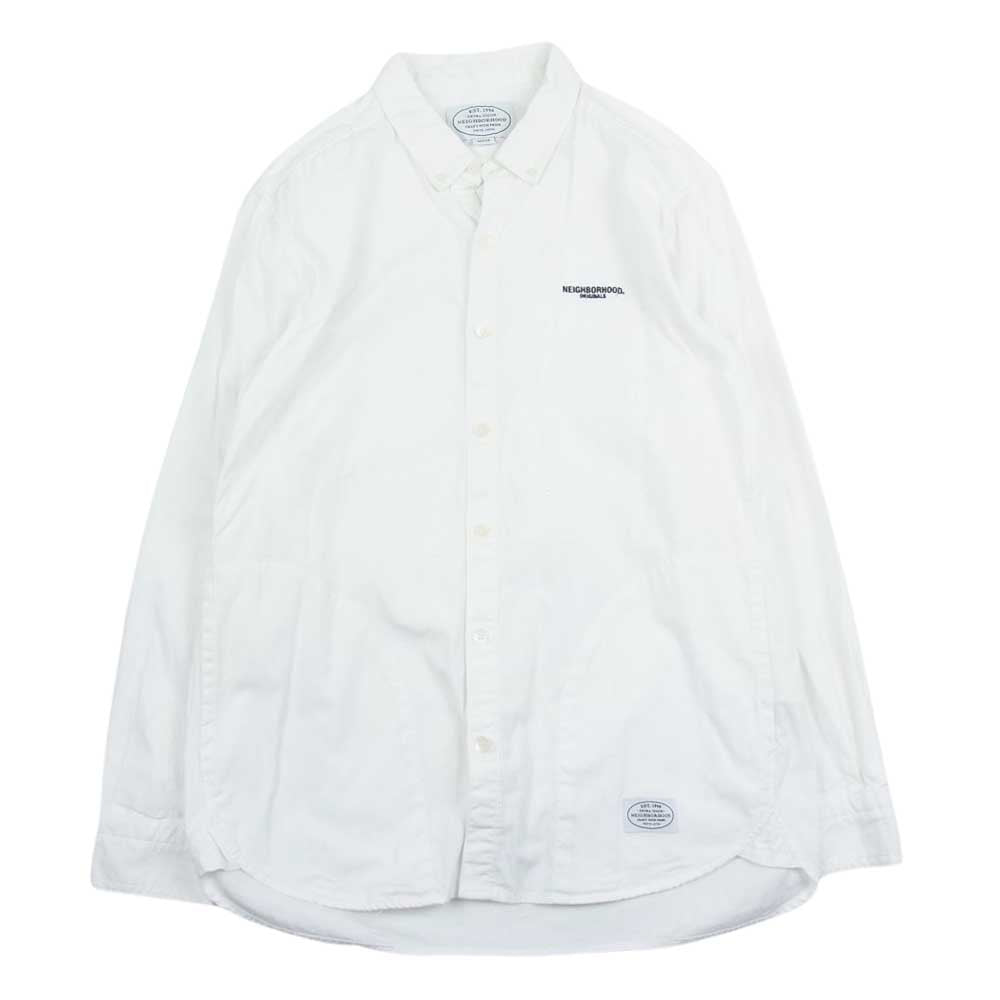 NEIGHBORHOOD ネイバーフッド 16SS 161MYNH-SHM02 LOGGER C-SHIRT.LS ポケット ロガー 長袖 シャツ ホワイト系 L【中古】