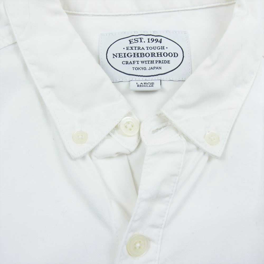 NEIGHBORHOOD ネイバーフッド 16SS 161MYNH-SHM02 LOGGER C-SHIRT.LS ポケット ロガー 長袖 シャツ ホワイト系 L【中古】