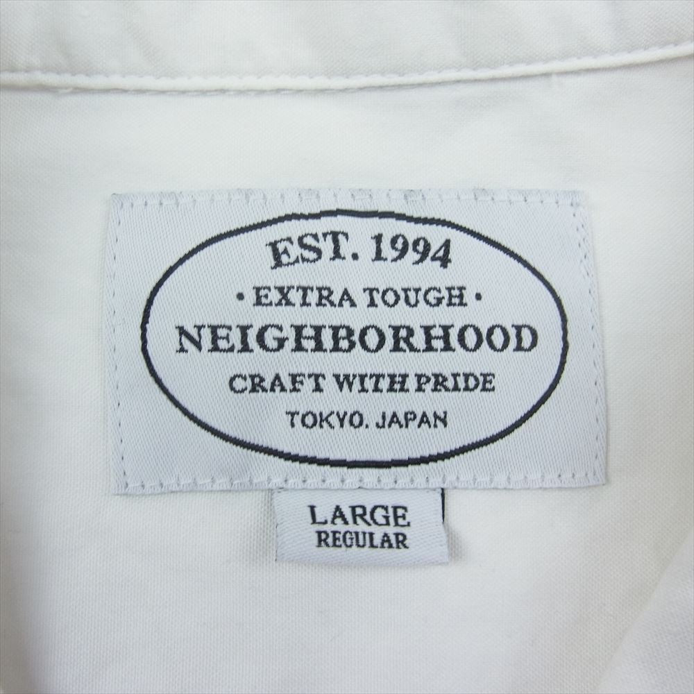 NEIGHBORHOOD ネイバーフッド 16SS 161MYNH-SHM02 LOGGER C-SHIRT.LS ポケット ロガー 長袖 シャツ ホワイト系 L【中古】
