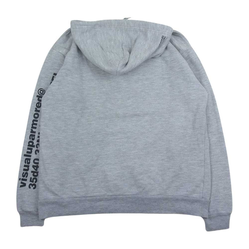 WTAPS ダブルタップス 17AW 172ATDT-CSM12 HELLWEEK HOODED ロゴ 刺繍 プルオーバー パーカー グレー系 L【中古】