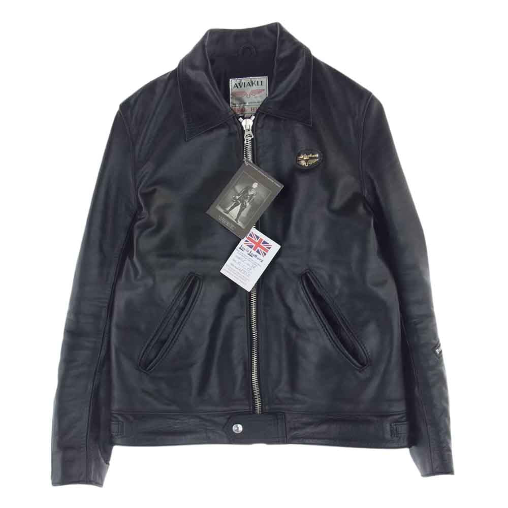 Lewis Leathers ルイスレザー 60T CORSAIR TIGHT FIT ホースハイド コルセア タイトフィット ライダース ジャケット ブラック系 36【中古】