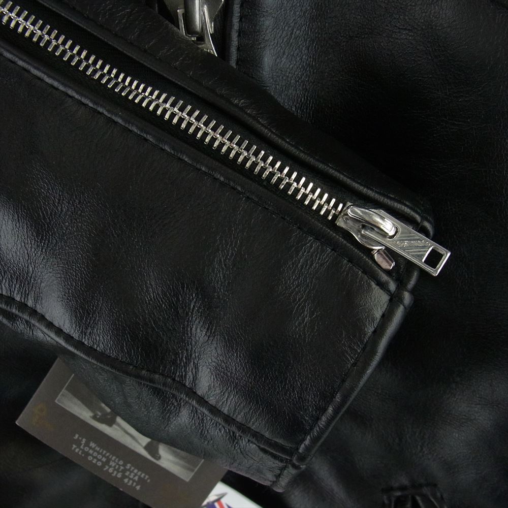 Lewis Leathers ルイスレザー 60T CORSAIR TIGHT FIT ホースハイド コルセア タイトフィット ライダース ジャケット ブラック系 36【中古】