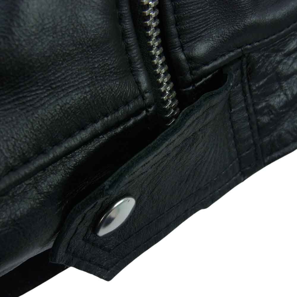 Lewis Leathers ルイスレザー 60T CORSAIR TIGHT FIT ホースハイド コルセア タイトフィット ライダース ジャケット ブラック系 36【中古】