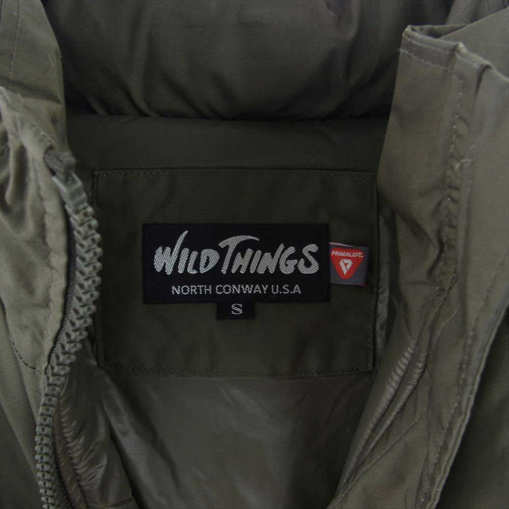 WILDTHINGS ワイルドシングス WT19103SN HAPPY JACKET ハッピー ジャケット プリマロフト 中綿 カーキ系 S【中古】