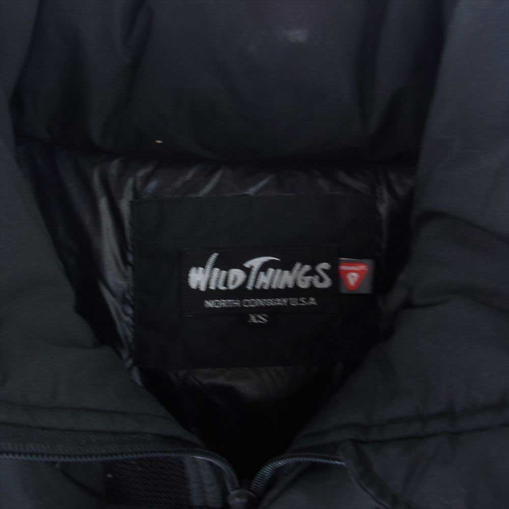 WILDTHINGS ワイルドシングス WT19104SN MONSTER PARKA モンスター パーカー プリマロフト 中綿 ジャケット ブラック系 XS【中古】