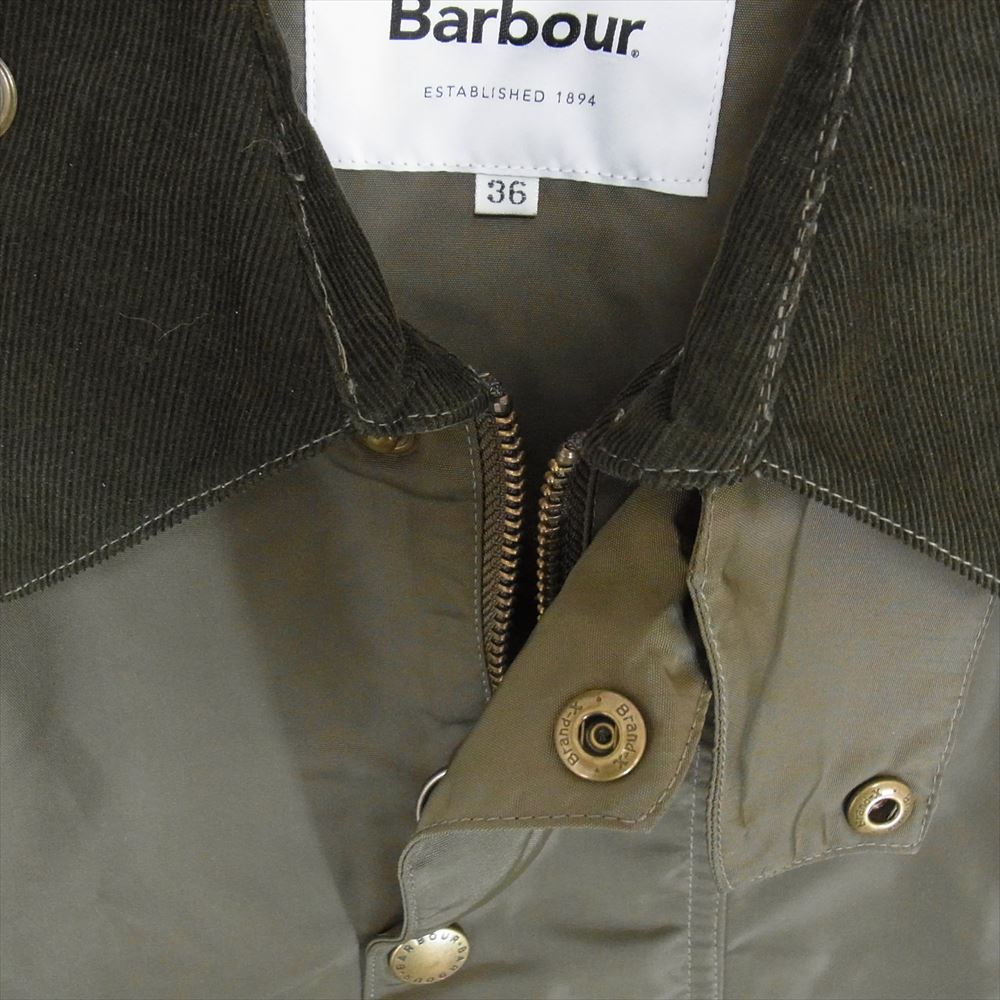 Barbour バブアー 2102325 TRANSPORT JACKET トランスポート ナイロン ジャケット カーキ系 36【中古】