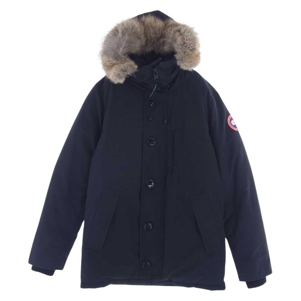 CANADA GOOSE カナダグース 3426MA 国内正規品 サザビーリーグタグ CHATEAU PARKA FF シャトー ファー ダウン パーカ ジャケット ネイビー系 S【中古】