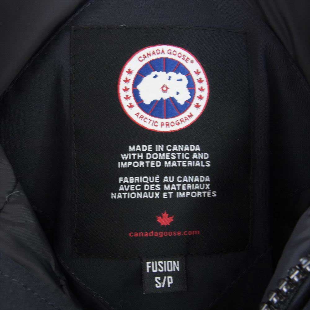 CANADA GOOSE カナダグース 3426MA 国内正規品 サザビーリーグタグ CHATEAU PARKA FF シャトー ファー ダウン パーカ ジャケット ネイビー系 S【中古】
