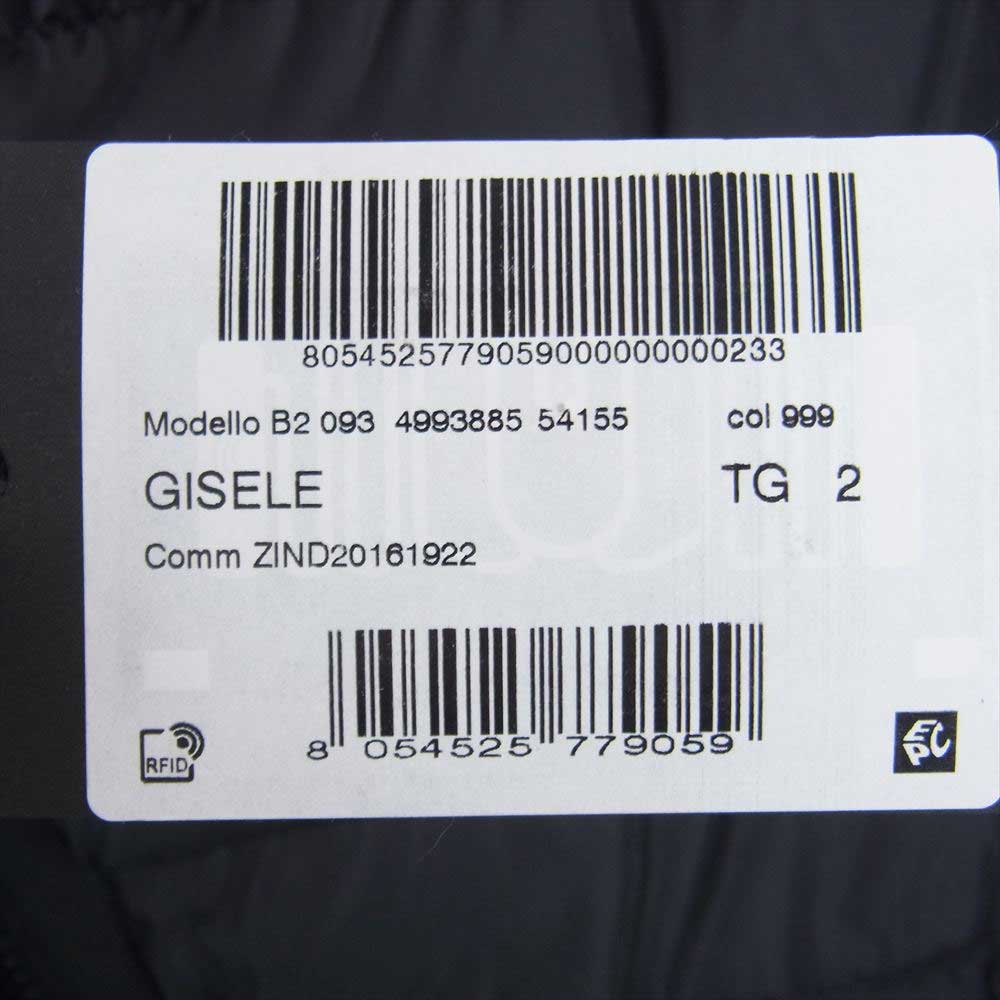 MONCLER モンクレール B20934993885 54155 GISELE キルティング ダウンジャケット ダウンコート ブラック系 2【中古】