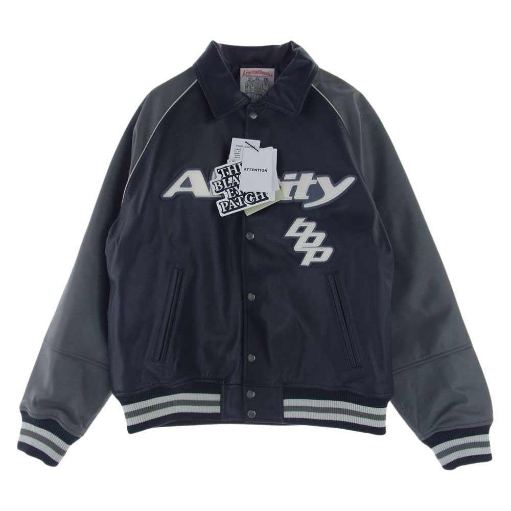 ブラックアイパッチ 23AW BEPFW23EI13 AVIREX アヴィレックス ALL CITY HWC JACKET シープスキン オール シティ ジャケット ダークネイビー系 M【新古品】【未使用】【中古】