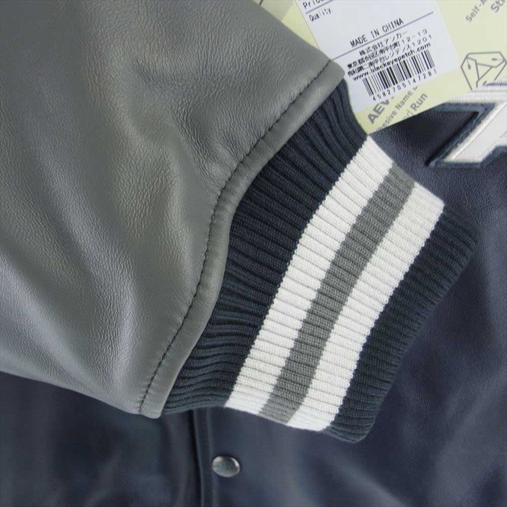 ブラックアイパッチ 23AW BEPFW23EI13 AVIREX アヴィレックス ALL CITY HWC JACKET シープスキン オール シティ ジャケット ダークネイビー系 M【新古品】【未使用】【中古】