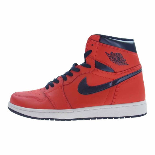 NIKE ナイキ 555088-606 Air Jordan 1 Retro High David Letterman エアジョーダン1 レトロ ハイ デイヴィッド・レターマン スニーカー レッド系 31cm【極上美品】【中古】