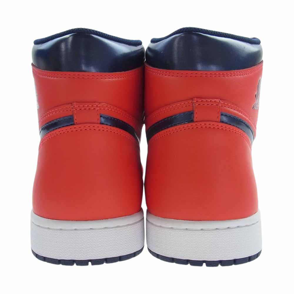 NIKE ナイキ 555088-606 Air Jordan 1 Retro High David Letterman エアジョーダン1 レトロ ハイ デイヴィッド・レターマン スニーカー レッド系 31cm【極上美品】【中古】