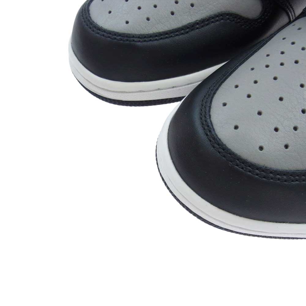 NIKE ナイキ 555088-013 AIR JORDAN 1 RETRO HIGH OG SHADOW エアジョーダン1 レトロ ハイ OG シャドー スニーカー ブラック系 グレー系 ホワイト系 32cm【極上美品】【中古】