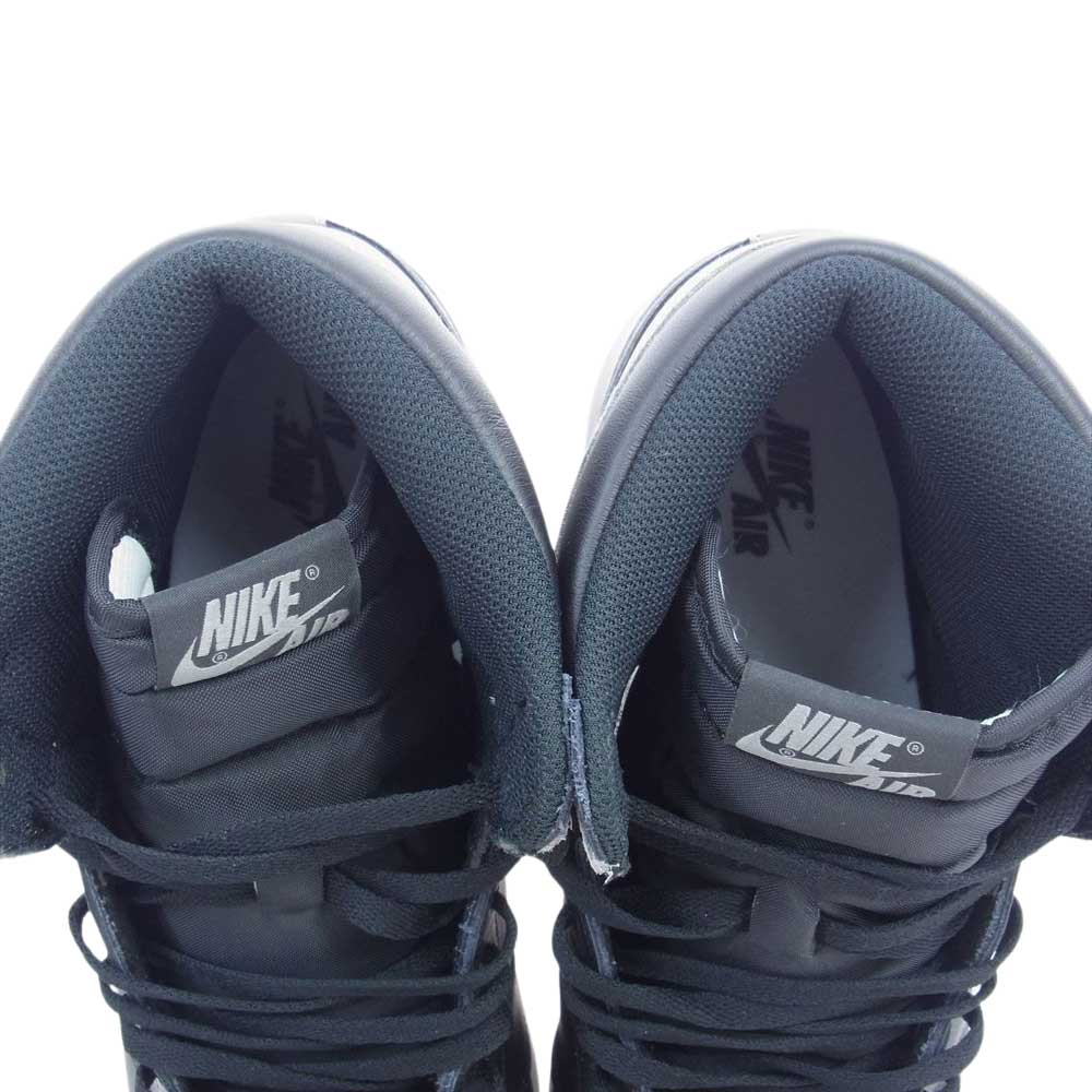 NIKE ナイキ 555088-013 AIR JORDAN 1 RETRO HIGH OG SHADOW エアジョーダン1 レトロ ハイ OG シャドー スニーカー ブラック系 グレー系 ホワイト系 32cm【極上美品】【中古】