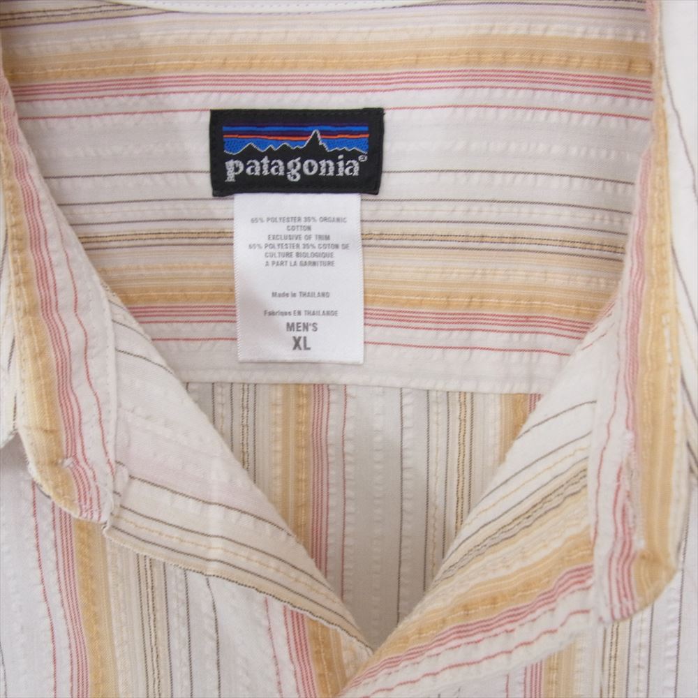 patagonia パタゴニア 07SS 52998 07年製 パッカー ウェア 半袖 シャツ オフホワイト系 XL【中古】