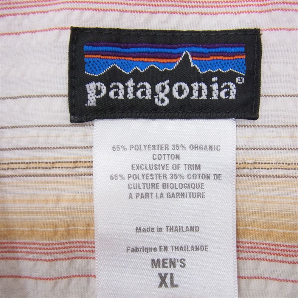patagonia パタゴニア 07SS 52998 07年製 パッカー ウェア 半袖 シャツ オフホワイト系 XL【中古】