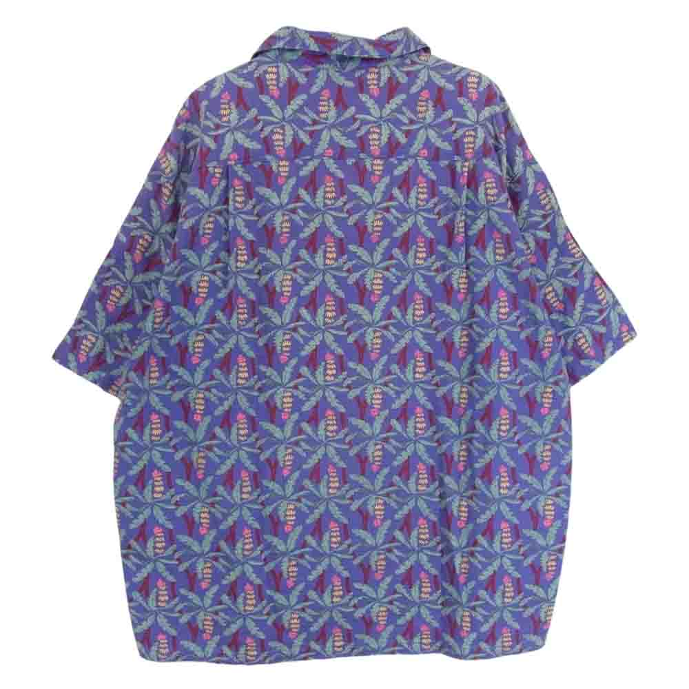 patagonia パタゴニア 90s バナナ柄 アロハ 半袖 シャツ パープル系 M【中古】
