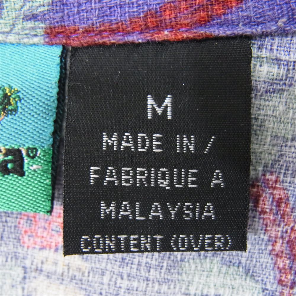 patagonia パタゴニア 90s バナナ柄 アロハ 半袖 シャツ パープル系 M【中古】
