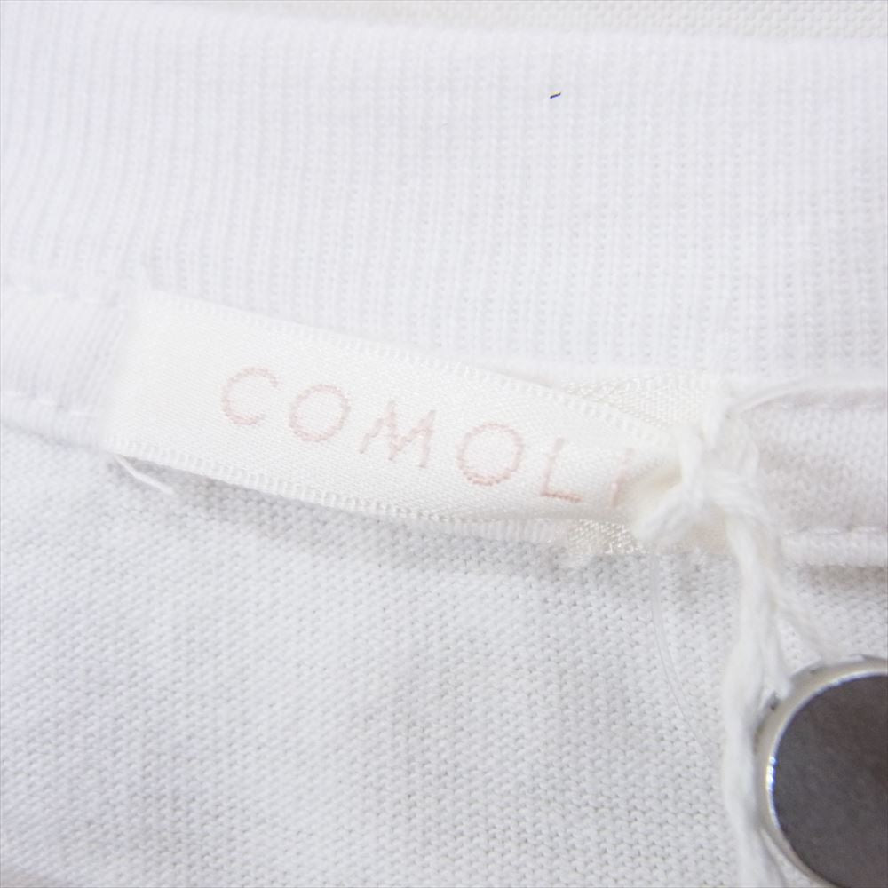 COMOLI コモリ X01-05009 空紡天竺 半袖 Tシャツ ホワイト系 4【中古】