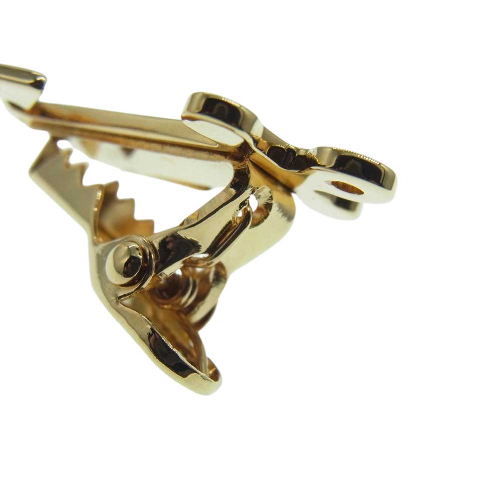 THOM BROWNE トムブラウン anchor tie bar in brass 真鍮 錨 アンカー タイバー ネクタイピン ゴールド系【中古】