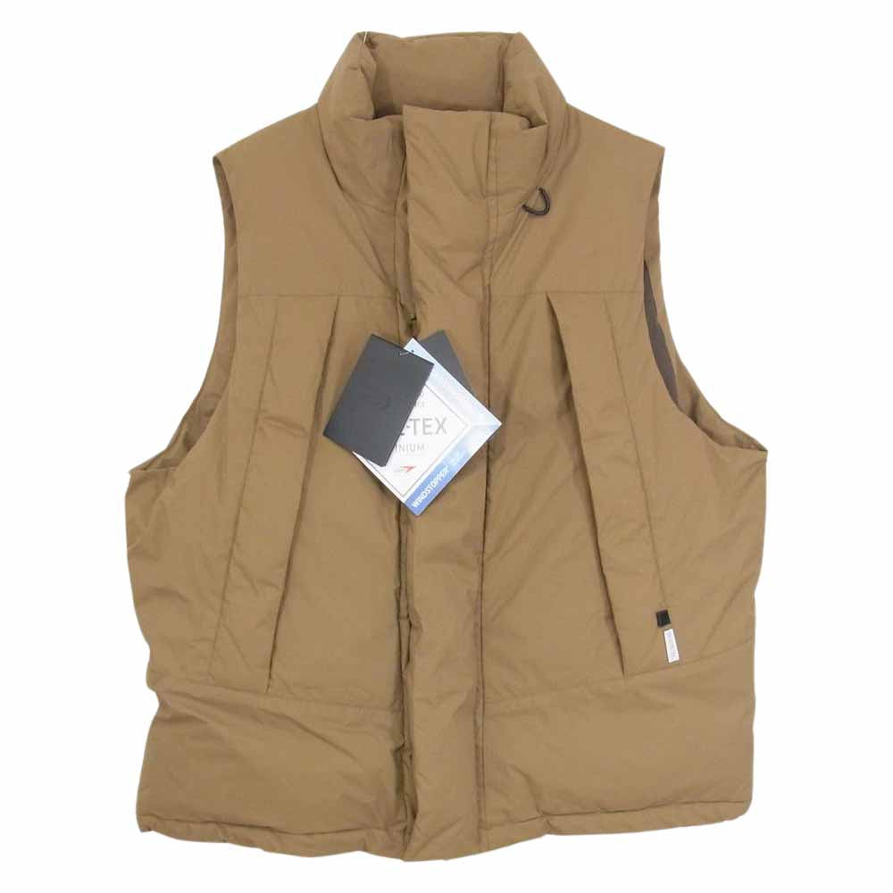 ダイワ ピア BW-18021W GORE-TEX INFINIUM EXPEDITION DOWN VEST ゴアテックス ダウン ベスト ブラウン系 M【極上美品】【中古】