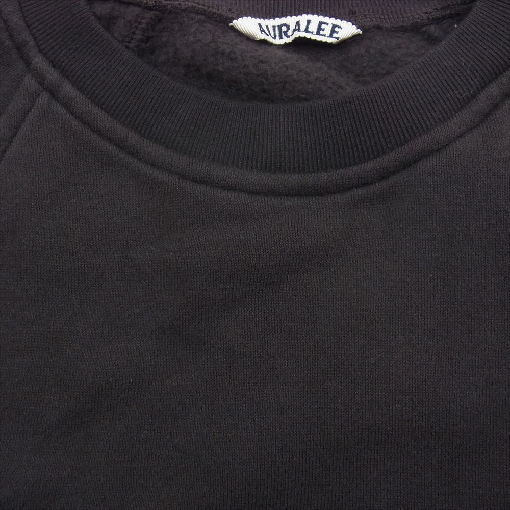 AURALEE オーラリー A22AP01LU FLUFFY SWEAT P/O フラッフィー スウェット プルオーバー トレーナー ブラウン系 3【中古】