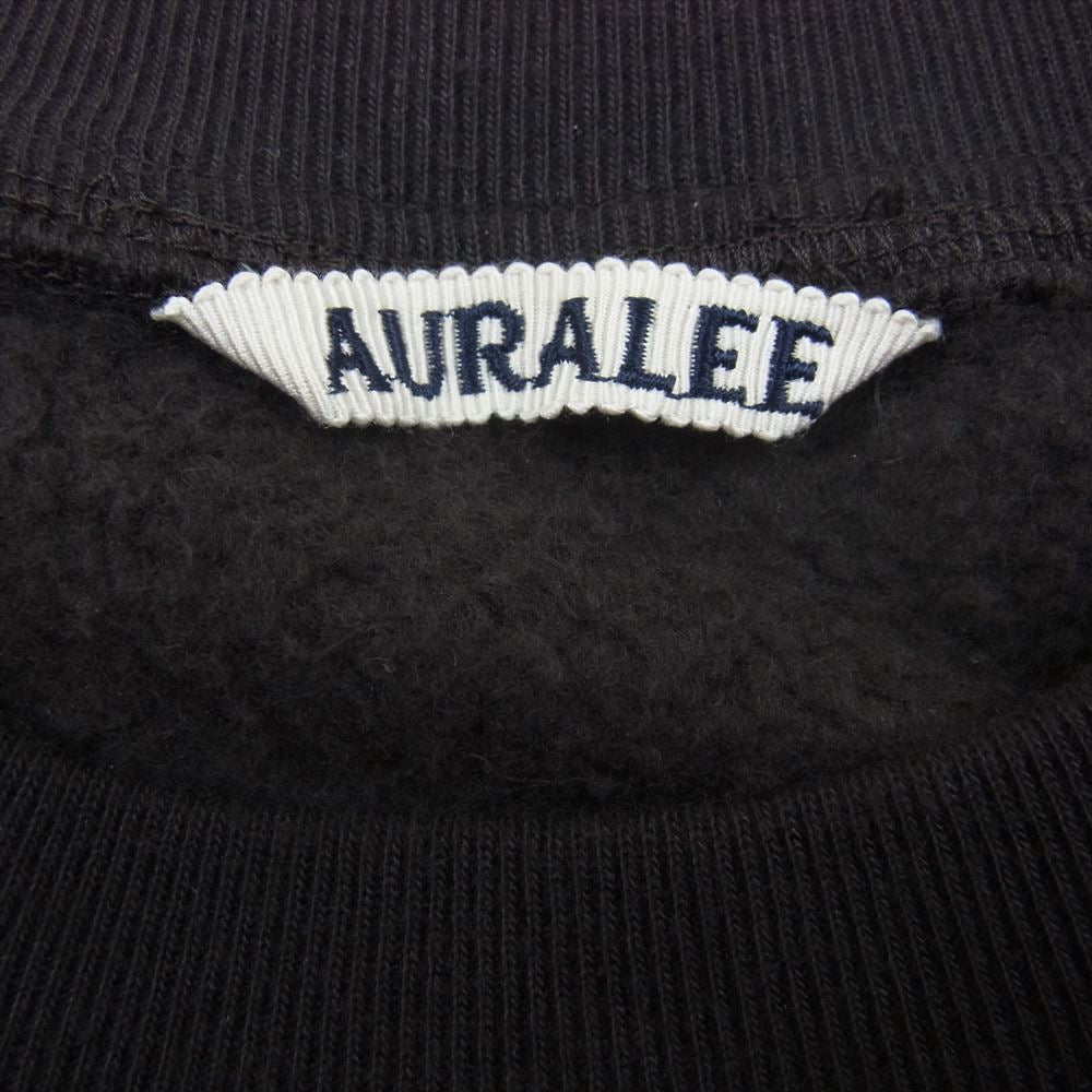 AURALEE オーラリー A22AP01LU FLUFFY SWEAT P/O フラッフィー スウェット プルオーバー トレーナー ブラウン系 3【中古】