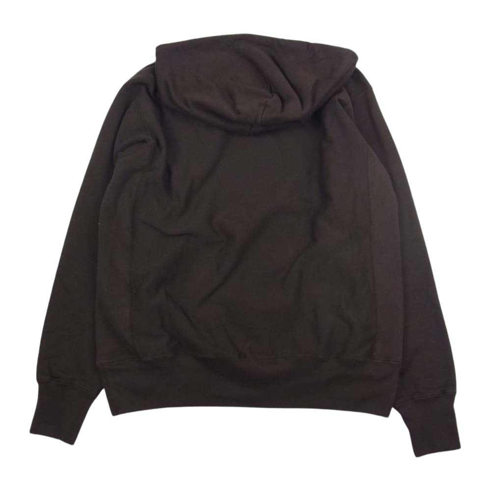 AURALEE オーラリー 22AW A22AP01HU HIGH COUNT HEAVY SWEAT P/O PARKA ハイカウント プルオーバー パーカー フーディ ブラウン系 3【中古】
