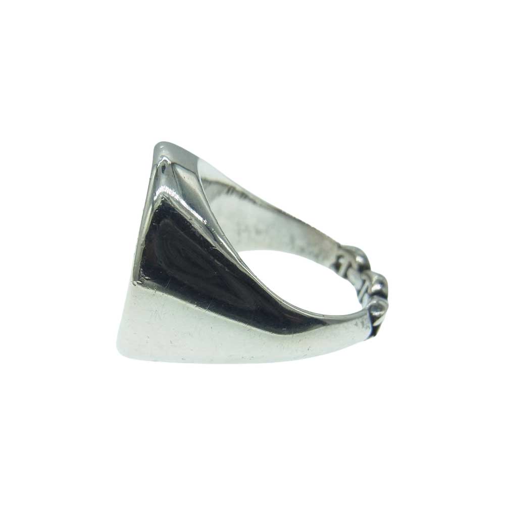 HOORSENBUHS ホーセンブース SIGNET RING シグネット シグネチャー 印台 アンカー リング シルバー系 11.5号【中古】