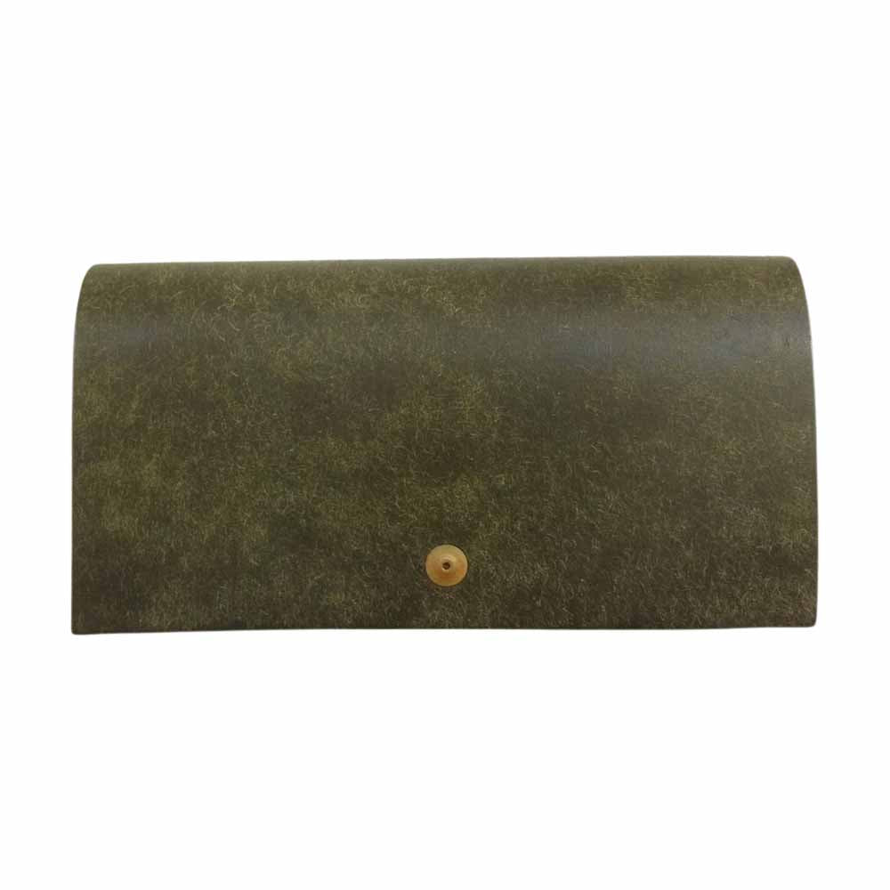 マルメ ダブル ジップ ウォレット 長財布 カーキ系【極上美品】【中古】
