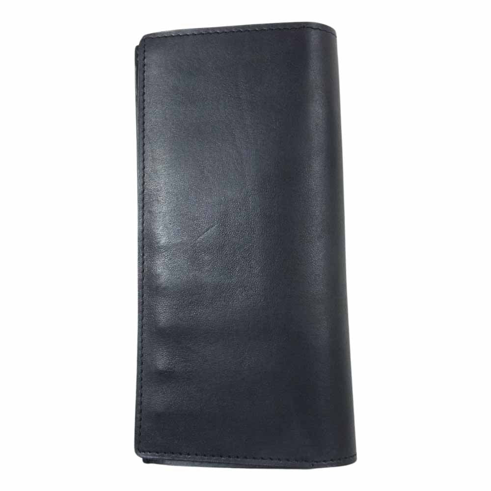 ISAMUKATAYAMA BACKLASH イサムカタヤマバックラッシュ 871-04 GUIDI ホース ハイドバット ロング ウォレット 長財布 ブラック系【中古】