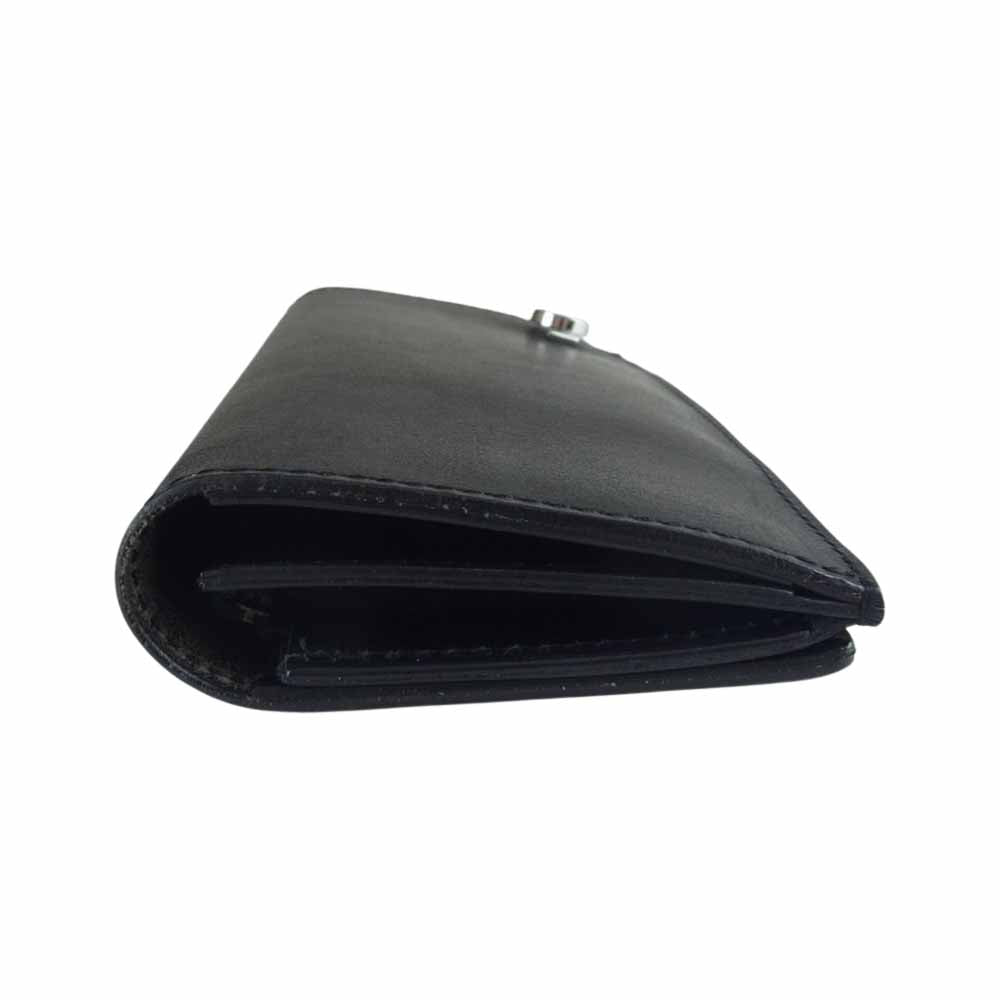 ISAMUKATAYAMA BACKLASH イサムカタヤマバックラッシュ 871-04 GUIDI ホース ハイドバット ロング ウォレット 長財布 ブラック系【中古】