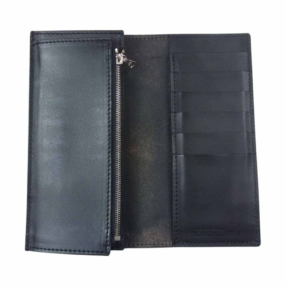 ISAMUKATAYAMA BACKLASH イサムカタヤマバックラッシュ 871-04 GUIDI ホース ハイドバット ロング ウォレット 長財布 ブラック系【中古】