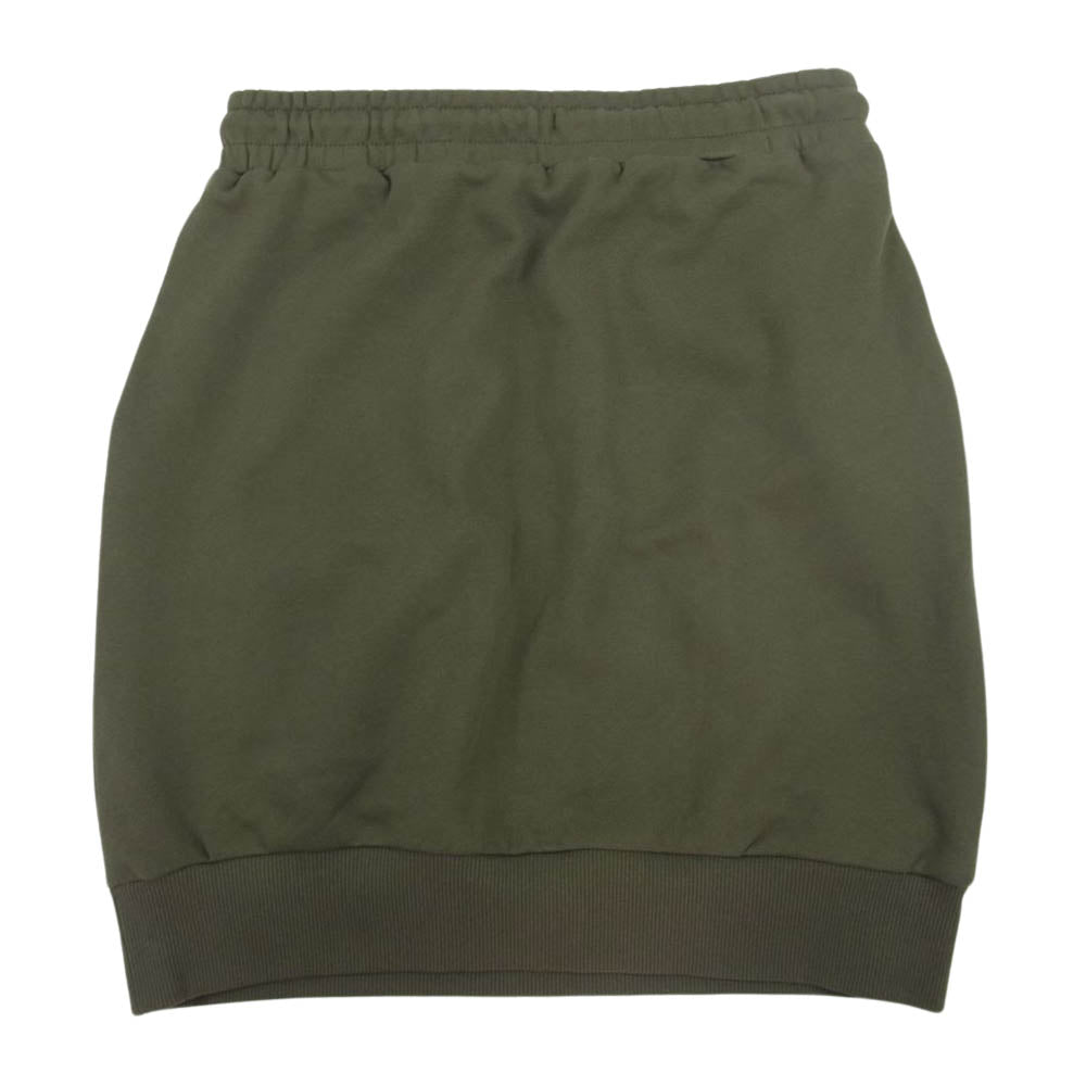 DIESEL ディーゼル J00311 0QAWU スウェット カーゴポケット スカート カーキ系 14【美品】【中古】