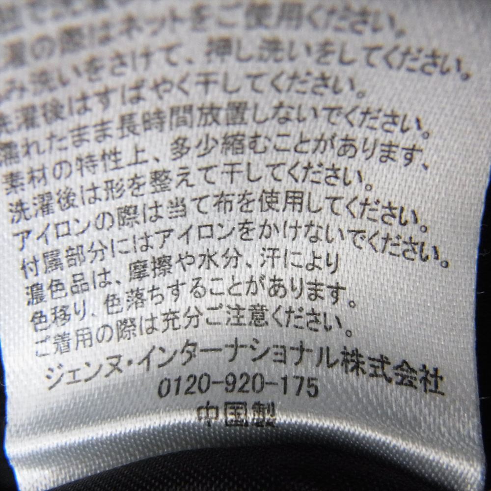 ジェンヌ 丸ボタン 長袖 ワンピース ネイビー系 S【中古】