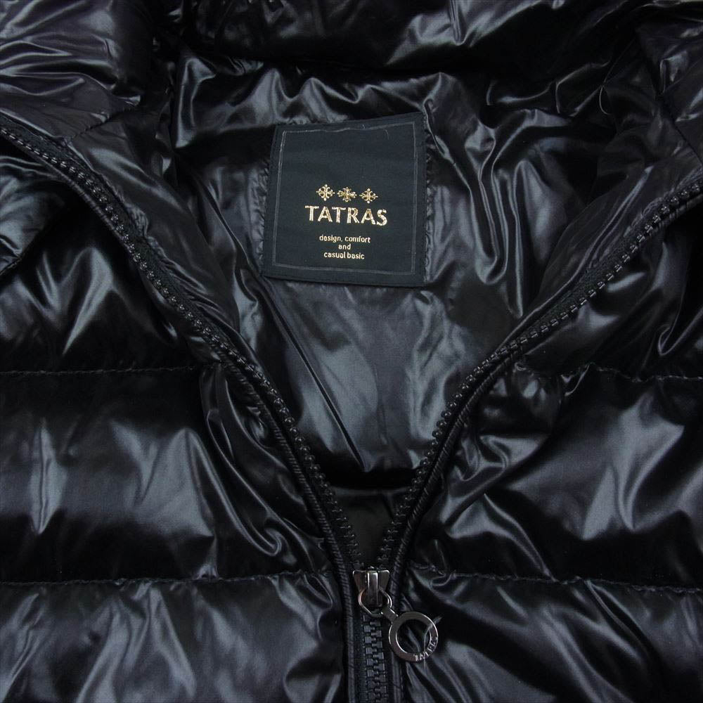 TATRAS タトラス LTA15A4425 BABILA バビラ フード ダウンジャケット ダウンコート ブラック系 01【中古】