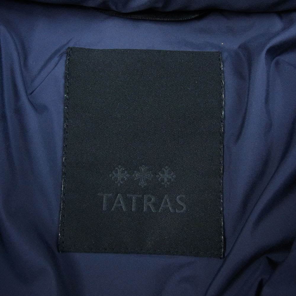 TATRAS タトラス 20AW LTK20A4164 VARENA ヴァレナ ファー フード ショート ダウンジャケット ネイビー系 01【中古】