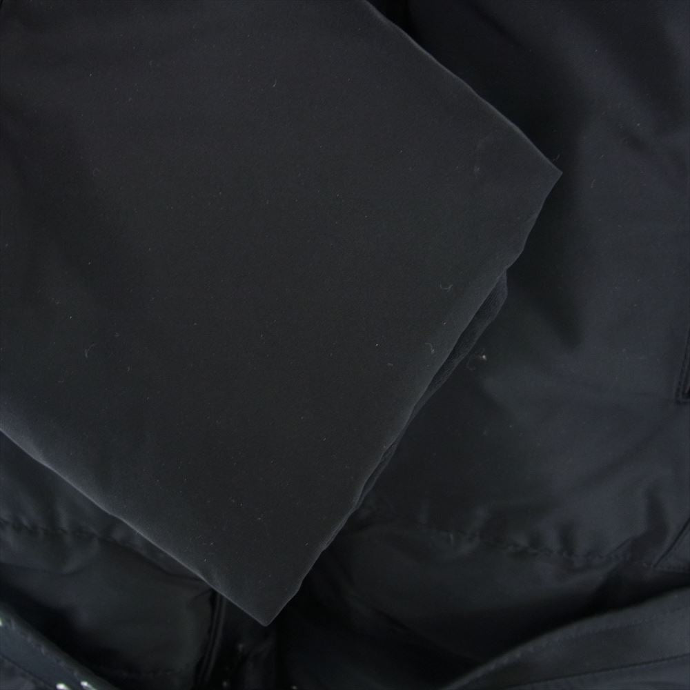 PEUTEREY ピューテリー ガーディアン ラビットファー×ベルト ダウンコート ジャケット ブラック系 S【中古】