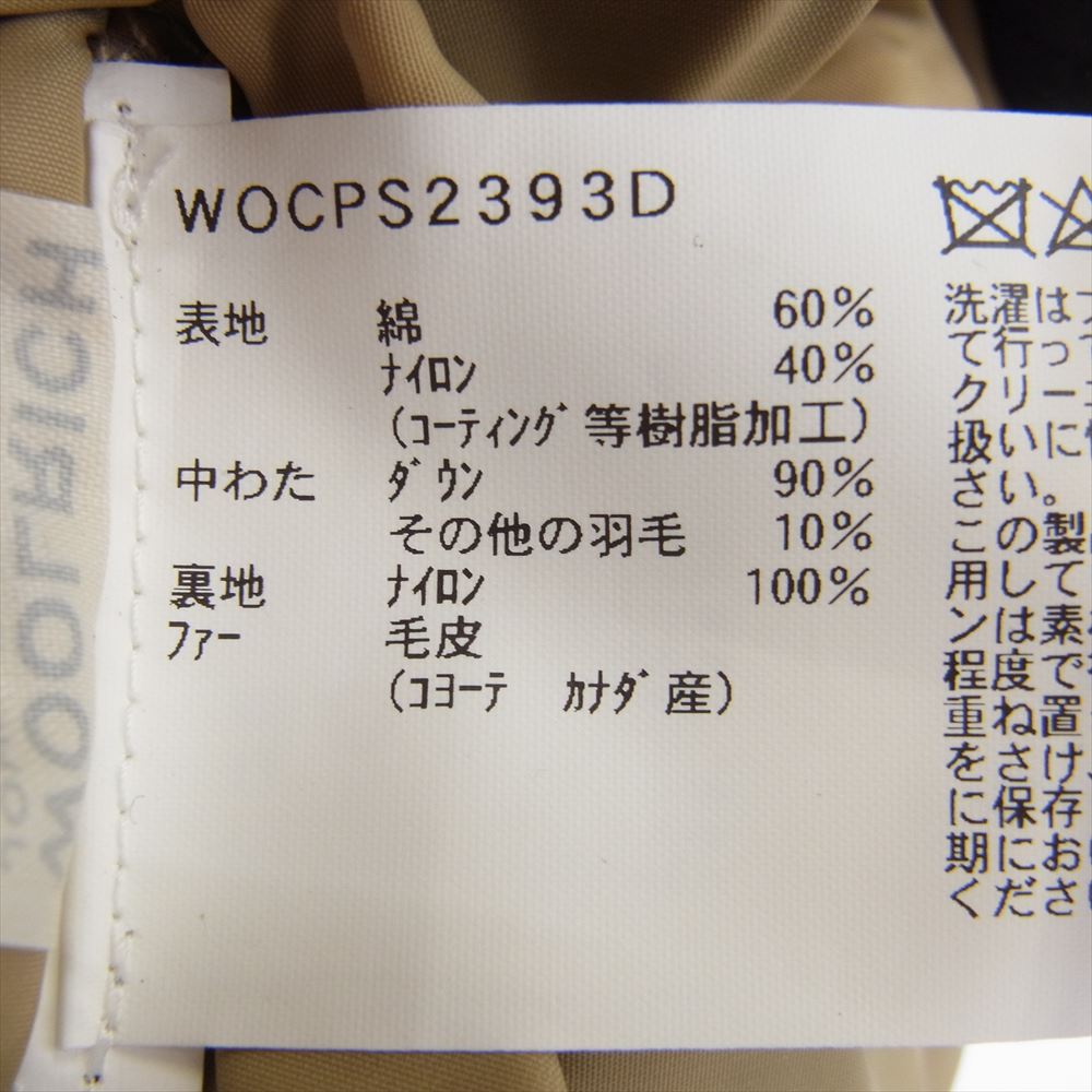 WOOLRICH ウールリッチ WOCPS2393D ARCTIC PARKA アークティック パーカー ダウン ジャケット ブラック系 USA:S/EU:M【中古】