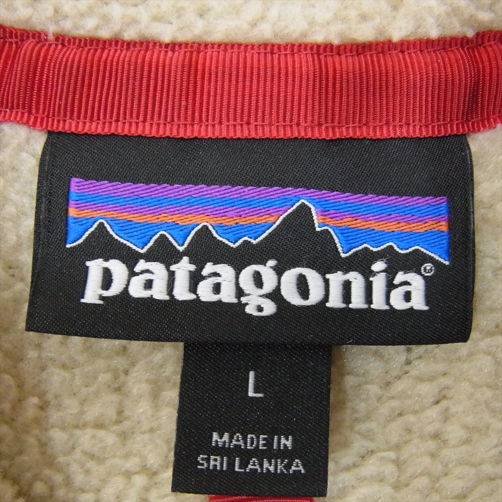 patagonia パタゴニア 22800 RETRO PILE JACKET レトロパイル フリース ジャケット ベージュ系 L【中古】