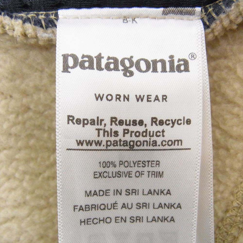 patagonia パタゴニア 22800 RETRO PILE JACKET レトロパイル フリース ジャケット ベージュ系 L【中古】