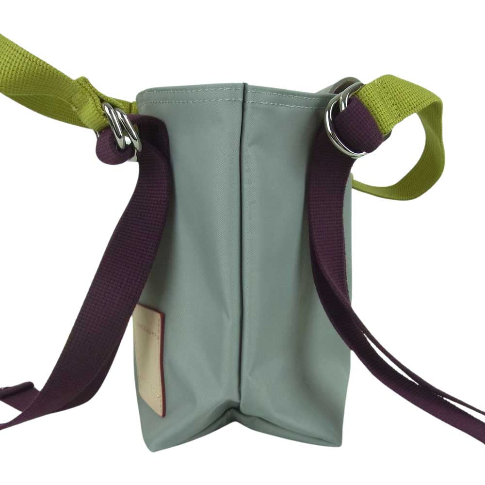 Longchamp ロンシャン プリアージュ リプレイ トップ ハンドル バッグ XS フランス製 グレー系【美品】【中古】